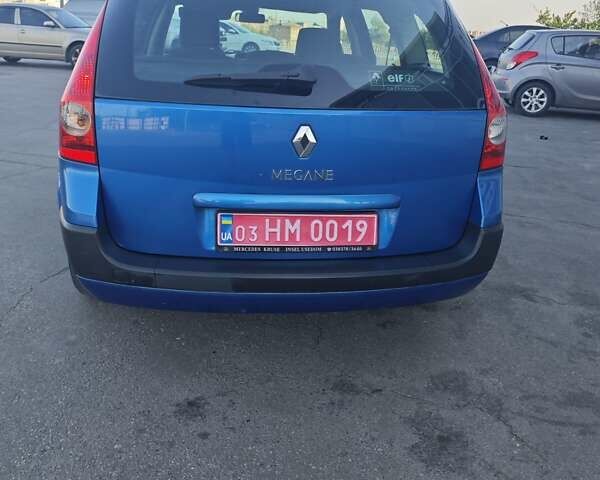 Синій Рено Меган, об'ємом двигуна 1.6 л та пробігом 190 тис. км за 5150 $, фото 3 на Automoto.ua