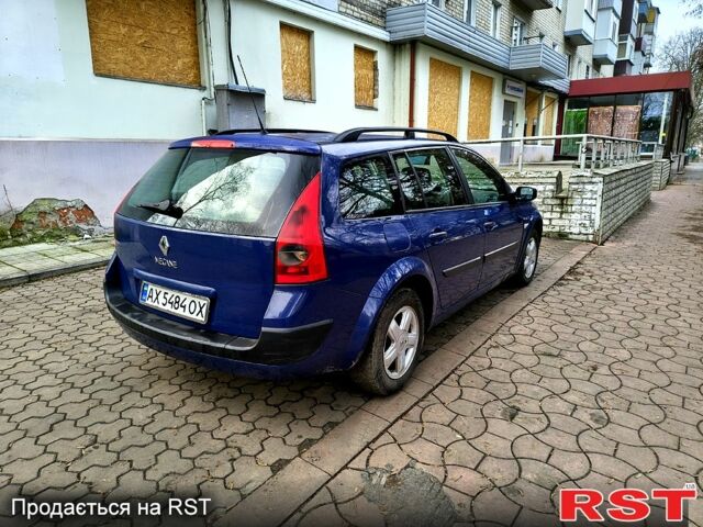 Синий Рено Меган, объемом двигателя 1.9 л и пробегом 242 тыс. км за 3800 $, фото 5 на Automoto.ua