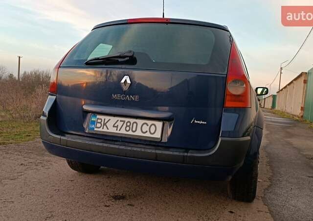 Синий Рено Меган, объемом двигателя 1.6 л и пробегом 205 тыс. км за 3650 $, фото 39 на Automoto.ua