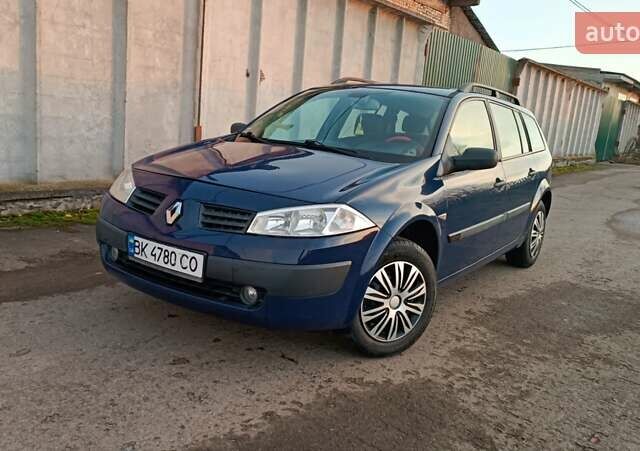 Синий Рено Меган, объемом двигателя 1.6 л и пробегом 205 тыс. км за 3650 $, фото 10 на Automoto.ua
