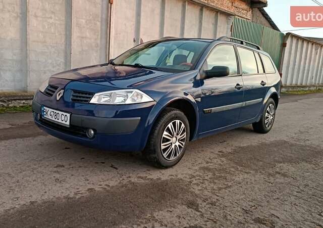 Синий Рено Меган, объемом двигателя 1.6 л и пробегом 205 тыс. км за 3650 $, фото 25 на Automoto.ua