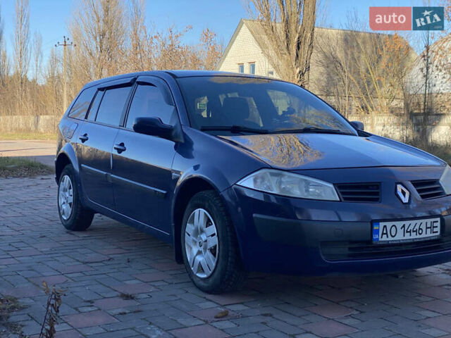 Синий Рено Меган, объемом двигателя 1.5 л и пробегом 304 тыс. км за 3900 $, фото 1 на Automoto.ua
