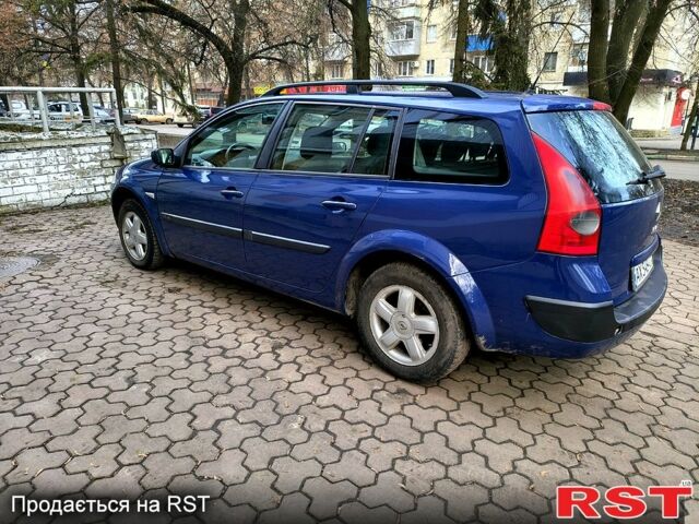Синий Рено Меган, объемом двигателя 1.9 л и пробегом 242 тыс. км за 3800 $, фото 6 на Automoto.ua