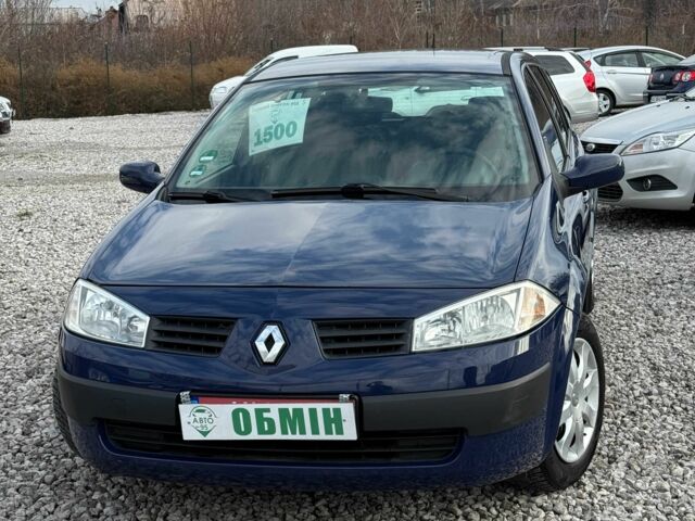 Синий Рено Меган, объемом двигателя 1.4 л и пробегом 198 тыс. км за 5300 $, фото 2 на Automoto.ua
