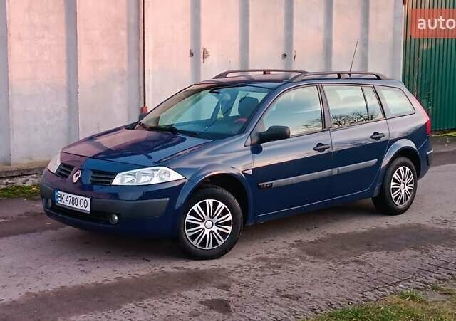 Синий Рено Меган, объемом двигателя 1.6 л и пробегом 205 тыс. км за 3650 $, фото 6 на Automoto.ua