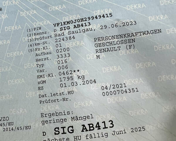 Синій Рено Меган, об'ємом двигуна 1.6 л та пробігом 221 тис. км за 5450 $, фото 9 на Automoto.ua