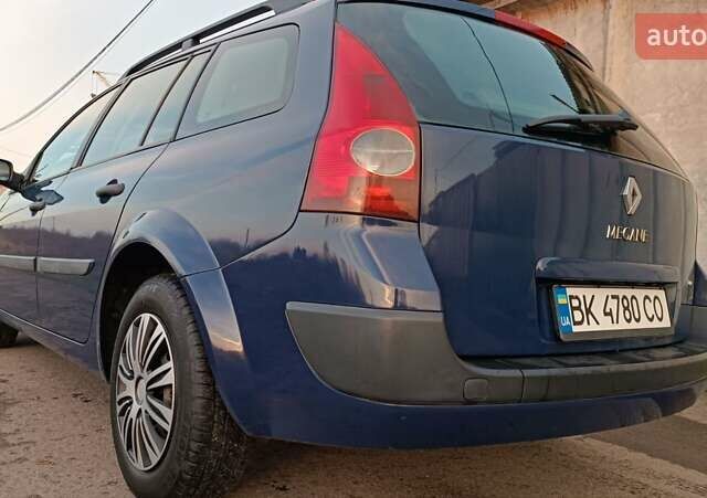 Синий Рено Меган, объемом двигателя 1.6 л и пробегом 205 тыс. км за 3650 $, фото 15 на Automoto.ua