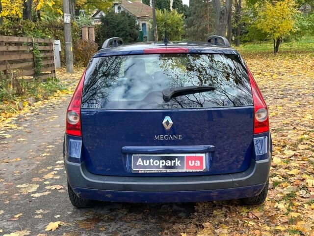 Синий Рено Меган, объемом двигателя 1.4 л и пробегом 229 тыс. км за 4790 $, фото 6 на Automoto.ua