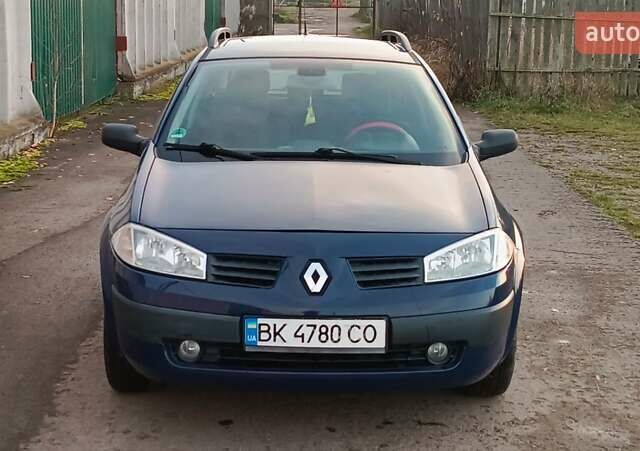 Синий Рено Меган, объемом двигателя 1.6 л и пробегом 205 тыс. км за 3650 $, фото 30 на Automoto.ua