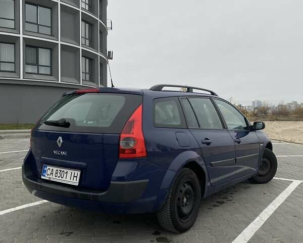 Синий Рено Меган, объемом двигателя 1.4 л и пробегом 337 тыс. км за 4200 $, фото 3 на Automoto.ua