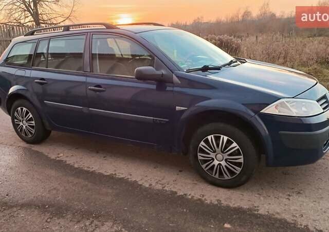 Синий Рено Меган, объемом двигателя 1.6 л и пробегом 205 тыс. км за 3650 $, фото 34 на Automoto.ua