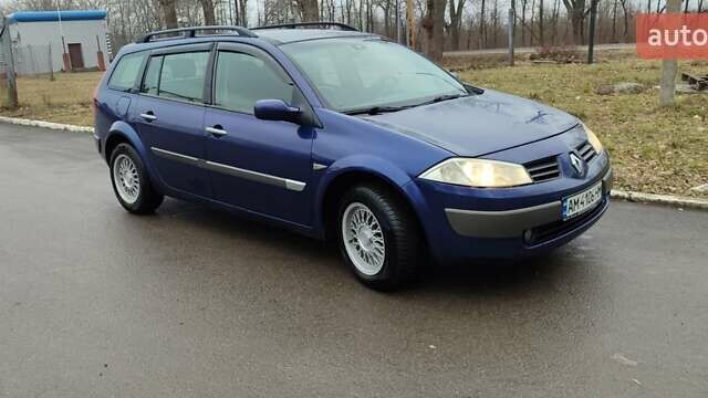 Синий Рено Меган, объемом двигателя 1.87 л и пробегом 355 тыс. км за 4700 $, фото 2 на Automoto.ua