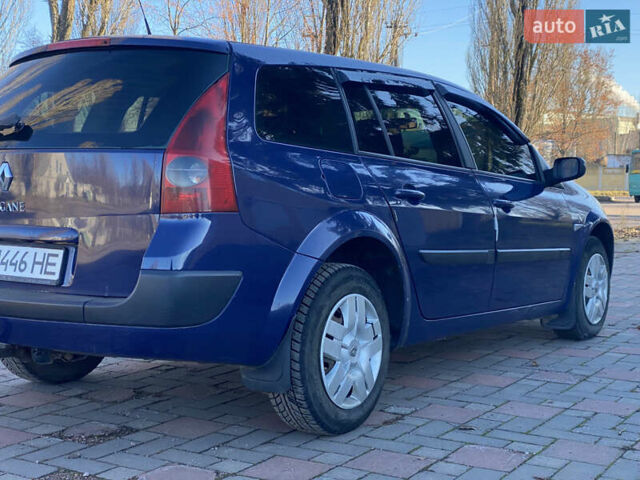 Синий Рено Меган, объемом двигателя 1.5 л и пробегом 304 тыс. км за 3900 $, фото 4 на Automoto.ua