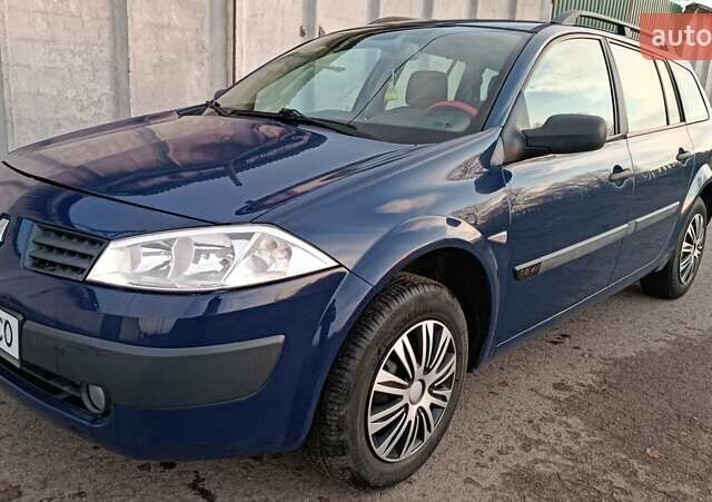 Синий Рено Меган, объемом двигателя 1.6 л и пробегом 205 тыс. км за 3650 $, фото 44 на Automoto.ua