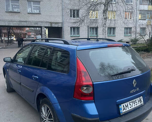 Синій Рено Меган, об'ємом двигуна 1.6 л та пробігом 321 тис. км за 3850 $, фото 3 на Automoto.ua