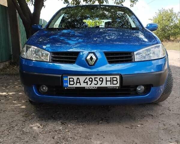 Синий Рено Меган, объемом двигателя 1.5 л и пробегом 201 тыс. км за 5700 $, фото 1 на Automoto.ua