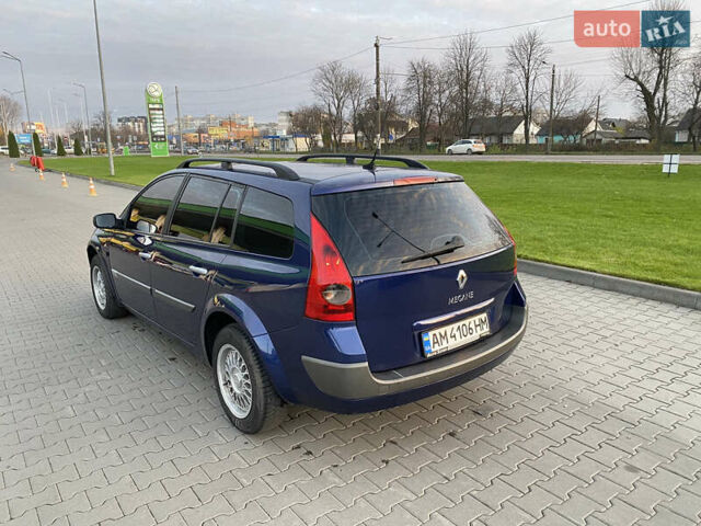 Синий Рено Меган, объемом двигателя 1.87 л и пробегом 376 тыс. км за 4400 $, фото 9 на Automoto.ua