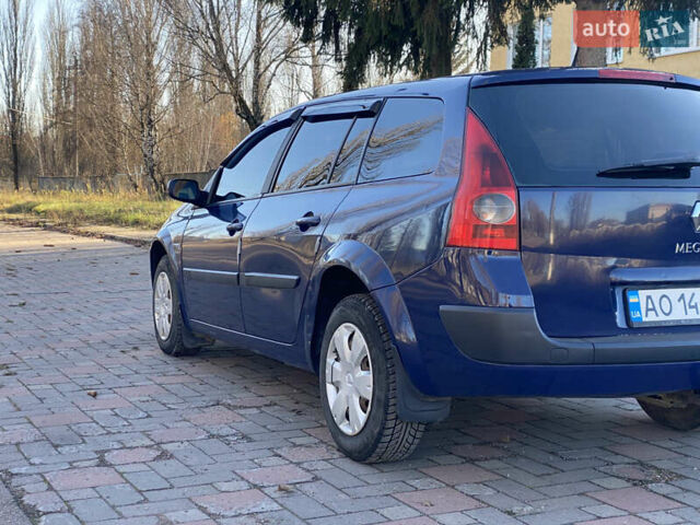 Синий Рено Меган, объемом двигателя 1.5 л и пробегом 304 тыс. км за 3900 $, фото 6 на Automoto.ua