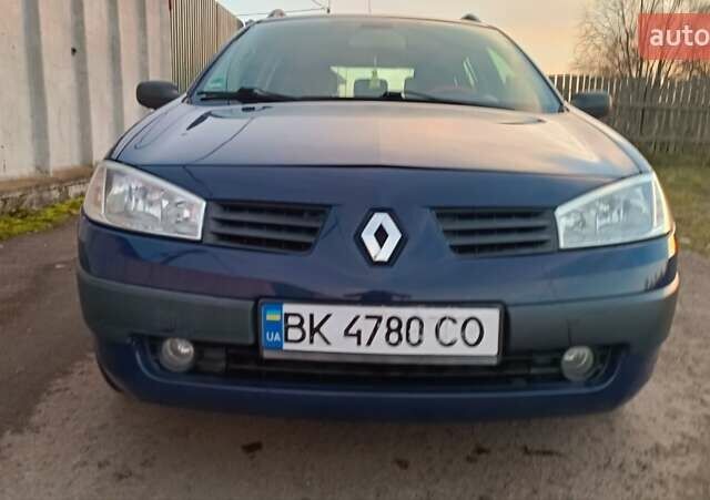 Синий Рено Меган, объемом двигателя 1.6 л и пробегом 205 тыс. км за 3650 $, фото 20 на Automoto.ua