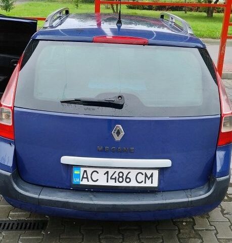 Синий Рено Меган, объемом двигателя 1.5 л и пробегом 245 тыс. км за 3800 $, фото 1 на Automoto.ua