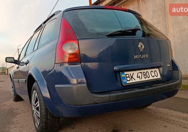 Синий Рено Меган, объемом двигателя 1.6 л и пробегом 205 тыс. км за 3650 $, фото 16 на Automoto.ua