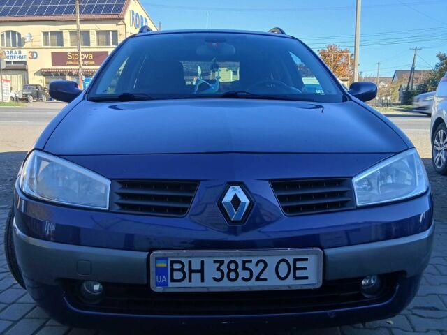 Синий Рено Меган, объемом двигателя 2 л и пробегом 235 тыс. км за 5200 $, фото 3 на Automoto.ua