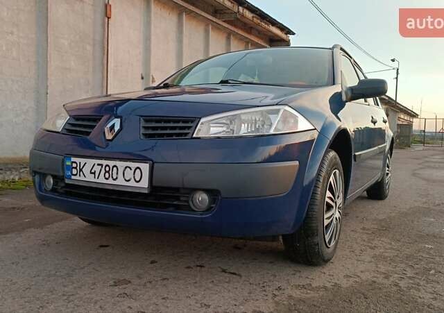 Синий Рено Меган, объемом двигателя 1.6 л и пробегом 205 тыс. км за 3650 $, фото 19 на Automoto.ua