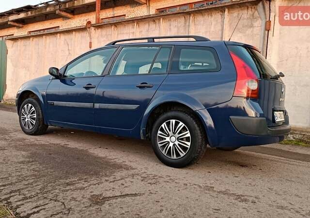 Синий Рено Меган, объемом двигателя 1.6 л и пробегом 205 тыс. км за 3650 $, фото 14 на Automoto.ua