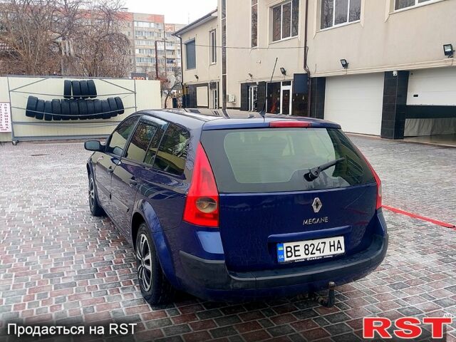Синий Рено Меган, объемом двигателя 1.4 л и пробегом 30000 тыс. км за 3850 $, фото 4 на Automoto.ua