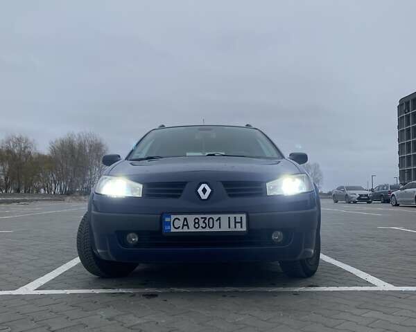 Синий Рено Меган, объемом двигателя 1.4 л и пробегом 337 тыс. км за 4200 $, фото 7 на Automoto.ua