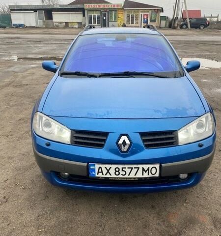 Синий Рено Меган, объемом двигателя 1.6 л и пробегом 261 тыс. км за 5100 $, фото 3 на Automoto.ua