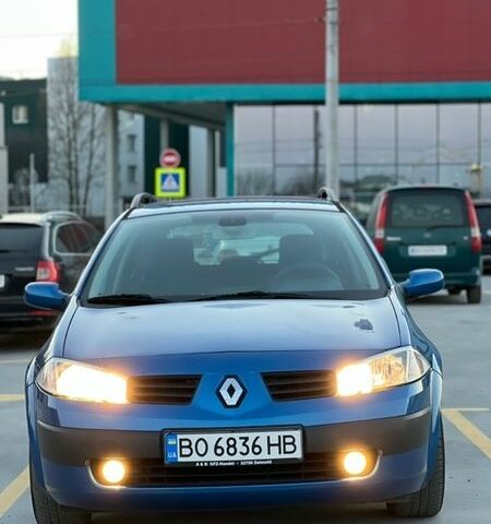 Синий Рено Меган, объемом двигателя 1.6 л и пробегом 198 тыс. км за 4950 $, фото 7 на Automoto.ua