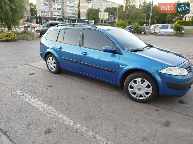 Синий Рено Меган, объемом двигателя 1.6 л и пробегом 227 тыс. км за 5500 $, фото 15 на Automoto.ua
