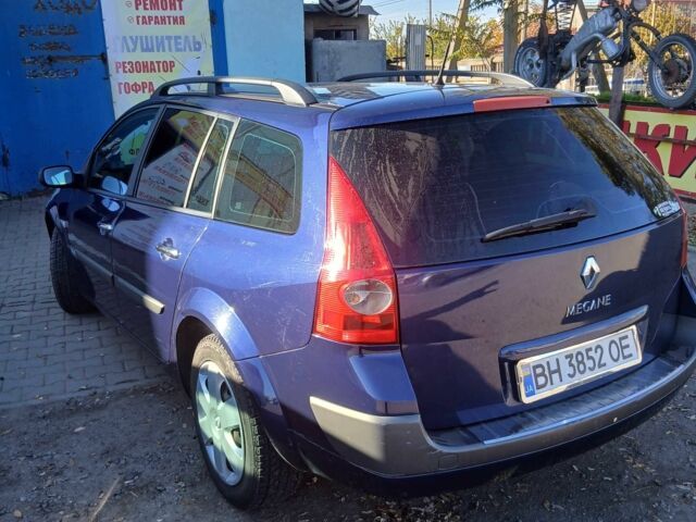 Синий Рено Меган, объемом двигателя 2 л и пробегом 235 тыс. км за 5200 $, фото 7 на Automoto.ua