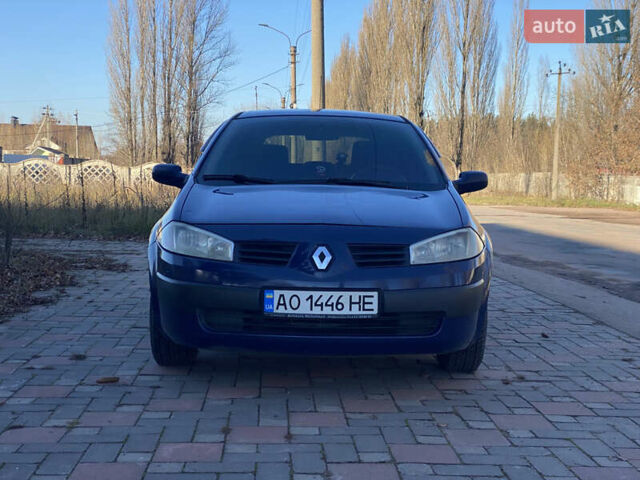 Синий Рено Меган, объемом двигателя 1.5 л и пробегом 304 тыс. км за 3900 $, фото 2 на Automoto.ua