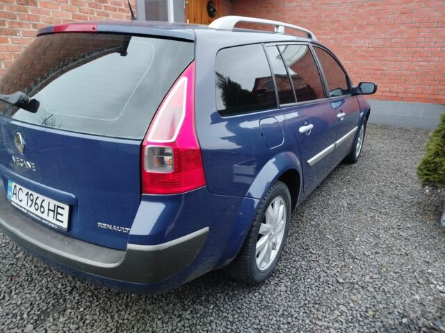 Синий Рено Меган, объемом двигателя 1.6 л и пробегом 203 тыс. км за 5800 $, фото 4 на Automoto.ua