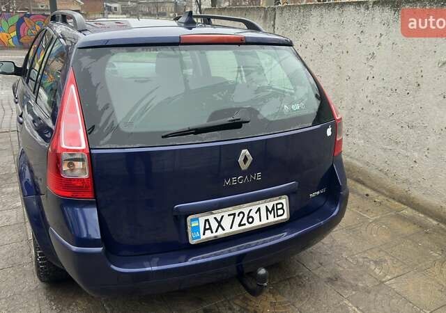 Синий Рено Меган, объемом двигателя 1.6 л и пробегом 223 тыс. км за 5500 $, фото 4 на Automoto.ua