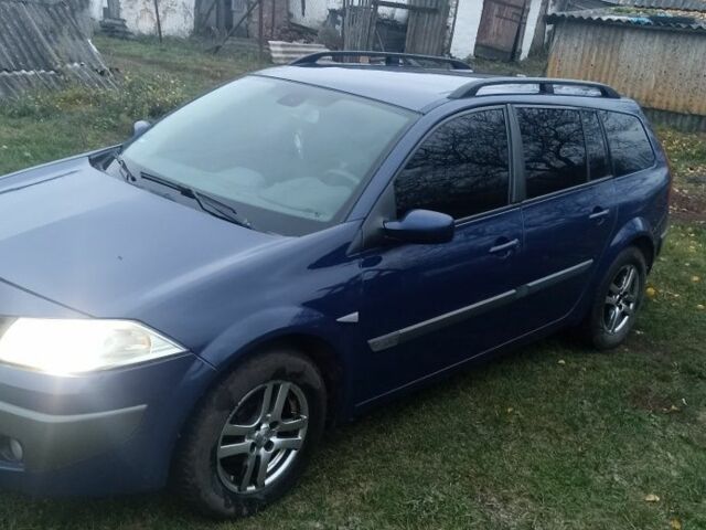 Синий Рено Меган, объемом двигателя 1.9 л и пробегом 445 тыс. км за 4650 $, фото 1 на Automoto.ua