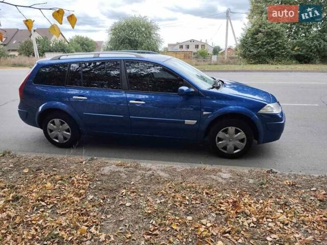Синий Рено Меган, объемом двигателя 1.6 л и пробегом 210 тыс. км за 5250 $, фото 43 на Automoto.ua
