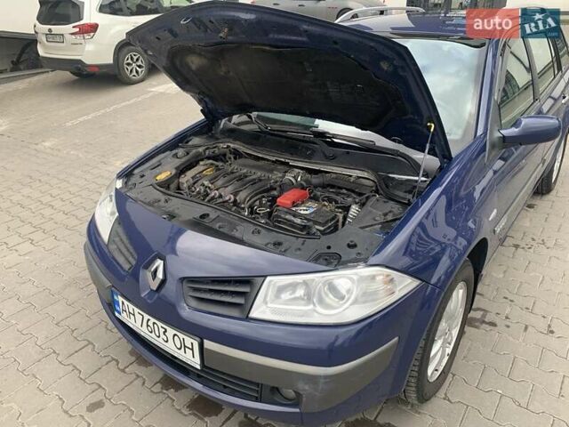 Синий Рено Меган, объемом двигателя 2 л и пробегом 329 тыс. км за 4500 $, фото 11 на Automoto.ua