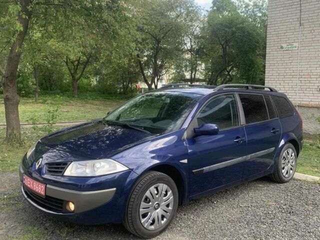 Синій Рено Меган, об'ємом двигуна 1.6 л та пробігом 220 тис. км за 4350 $, фото 1 на Automoto.ua