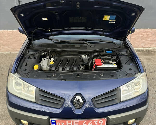Синий Рено Меган, объемом двигателя 1.6 л и пробегом 213 тыс. км за 5350 $, фото 8 на Automoto.ua