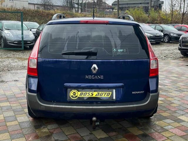 Синий Рено Меган, объемом двигателя 1.6 л и пробегом 227 тыс. км за 4800 $, фото 5 на Automoto.ua