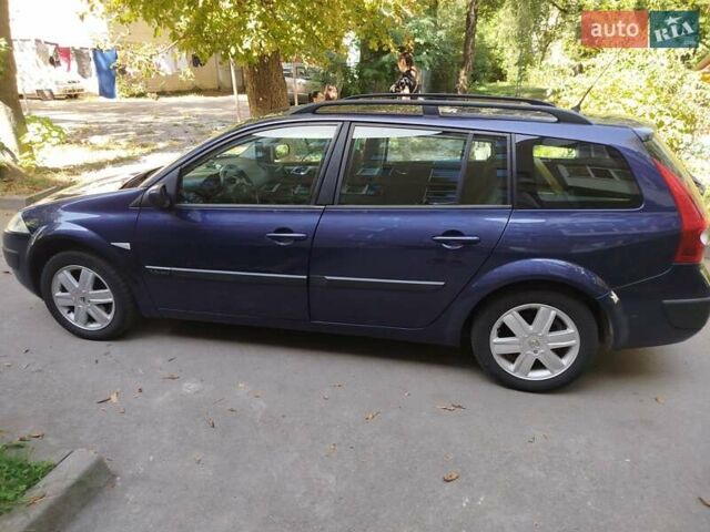 Синий Рено Меган, объемом двигателя 1.6 л и пробегом 200 тыс. км за 5100 $, фото 9 на Automoto.ua