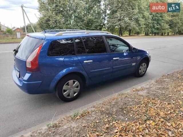 Синий Рено Меган, объемом двигателя 1.6 л и пробегом 210 тыс. км за 5250 $, фото 66 на Automoto.ua