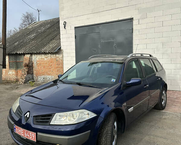 Синий Рено Меган, объемом двигателя 1.6 л и пробегом 213 тыс. км за 5350 $, фото 6 на Automoto.ua
