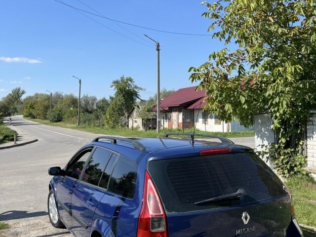 Синий Рено Меган, объемом двигателя 1.6 л и пробегом 238 тыс. км за 4300 $, фото 3 на Automoto.ua