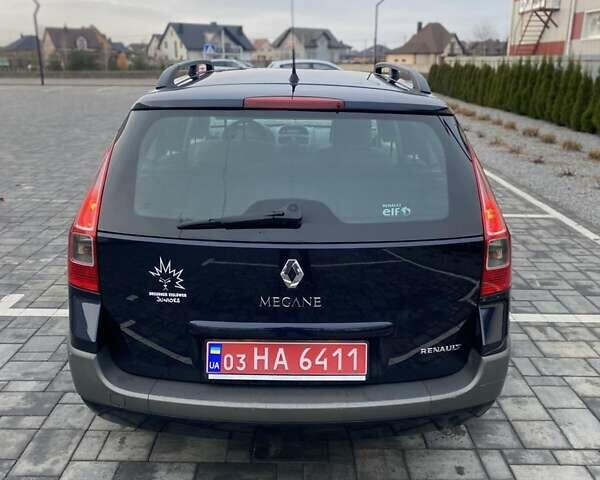 Синий Рено Меган, объемом двигателя 1.6 л и пробегом 229 тыс. км за 4850 $, фото 5 на Automoto.ua