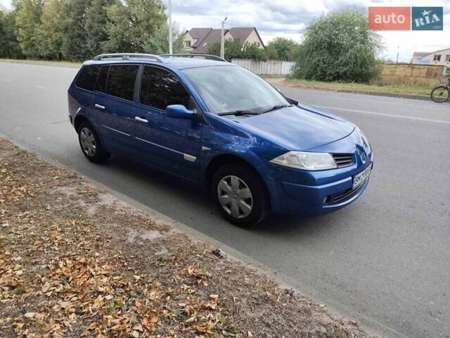 Синий Рено Меган, объемом двигателя 1.6 л и пробегом 210 тыс. км за 5250 $, фото 68 на Automoto.ua