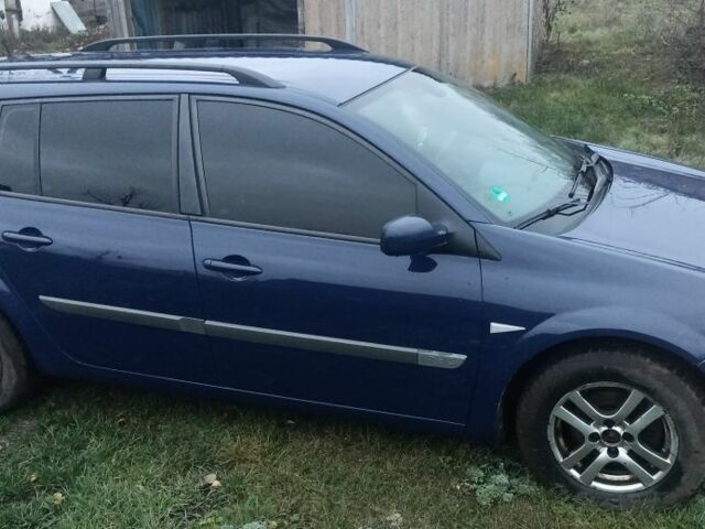 Синий Рено Меган, объемом двигателя 1.9 л и пробегом 445 тыс. км за 4650 $, фото 3 на Automoto.ua